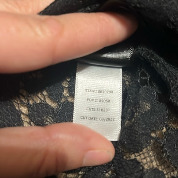 TORRID Floral Lace Sheer Open Duster Trench Coat Black 1X 14-16 - Picture 13 of 13